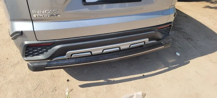 Heavy Duty Black Aluminium Rear Bumper Guard