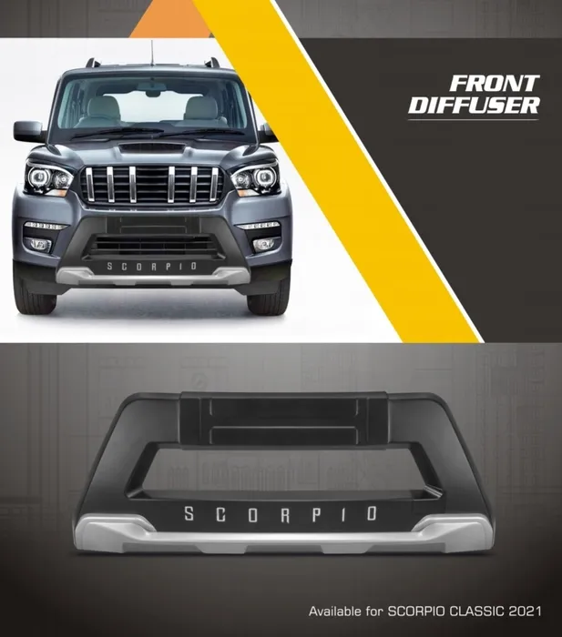 Mahindra Scorpio Classic front bumper diffuser