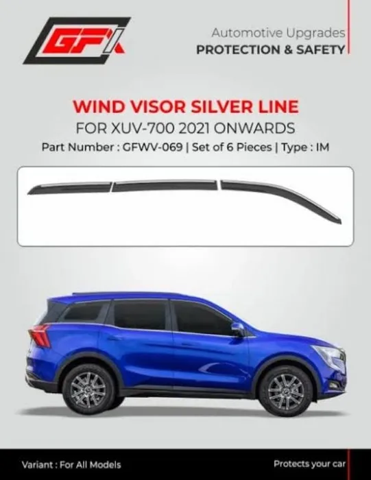Gfx chromeline DOOR VISOR for Xuv 700